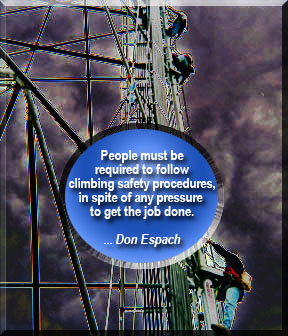 Tower climber safety